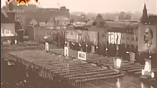 (RARE) Soviet anthem | October Revolution Day Parade (7 November 1973)