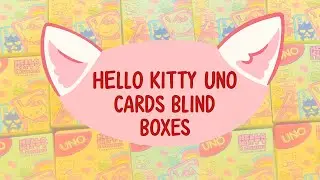 Handmade Blind Box Unboxing | Hello Kitty UNO Cards 🎀🌈