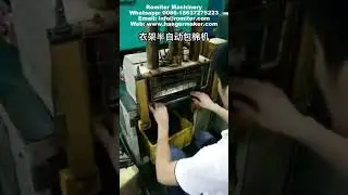 Semi Automatic Hanger Sponge Wrapping Machine