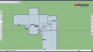 SketchUp 2D Floorplan - Basic Doors and Windows