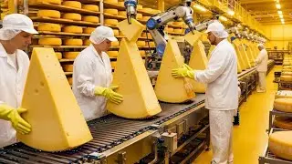 How Cheese Is Made in Mega Factories | Step-by-Step Process