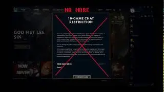 REMOVE LOL CHAT = NO BAN (tuto)