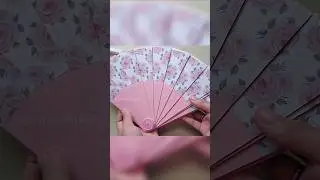 Foldable Hand fan Diy. #diycrafts #artandcraft #craft #papercraft  #art #cute #diy #fan #handfan