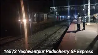 Empty Rake of 16573 Yeshwantpur Puducherry SF Express #train #puducherry #yeshwanthpur