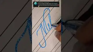 Say my name -- Mela!  #relaxing #calligraphy #lettering #easy #handwriting #how #curso #beautiful