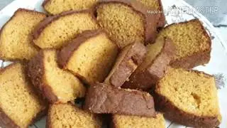 Caramel Tea Cake | tea time snacks | easy homemade cake recipes