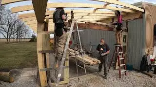 The Tesla Garage Episode 17 Framing The Garage Door Part 2
