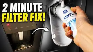 Как установить фильтр для воды GE XWFE за 2 минуты!
