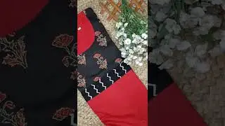 Are you a red and black fan? #shorts #cottonkurta #cottonkurti #collegewear #shortsvideo #ytshorts