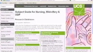 UCS Ipswich Library: Database Search Strategy Tutorial