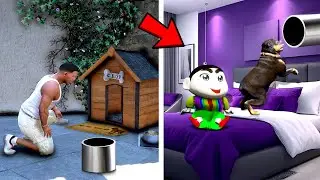 Franklin Found Shinchan And Chop Secret Room Inside Chop House ||SHINCHAN & CHOP