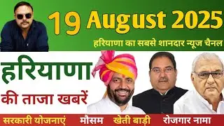 Haryana News 19 August 2025 | हरियाणा की खबरें | Hindi News | MD Hindi News।