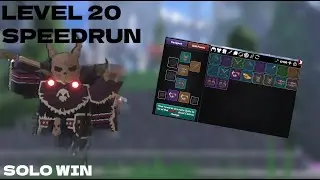 LEVEL 20 *WARRIOR* LEGENDARY SPEEDRUN *HARDCORE* Fabled Legacy RPG (ROBLOX)