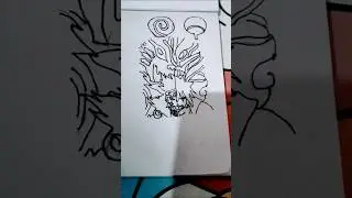 outline Sasuke with susanoo #animedrawing#popular#anime#naruto#sasuke#narutoshippuden