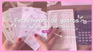 💌 FECHAMENTO DE GASTOS DE DEZEMBRO | Tudo que gastei esse mês + novos desafios! #cashstuffing