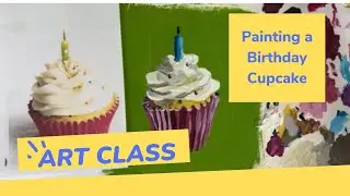 Celebrate a Birthday with this Cupcake Painting Tutorial