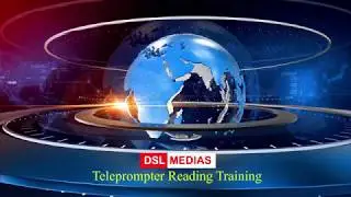Teleprompter Reading Practice in Tamil - DSL MEDIAS