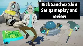 RICK SANCHEZ Skin, Butter robot, Hammerhead Morty pickaxe and Ricks UFO Cruiser Gameplay and Review