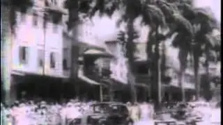 PRINCESS JULIANA MAKES FIRST VISIT TO DUTCH GUIANA [ETC.], Part 1, Princess Juliana rides throug...