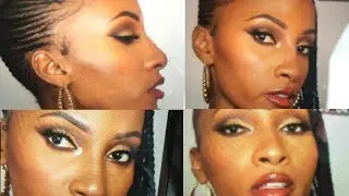 GOLD AND BROWN SMOKEY EYE TUTORIAL