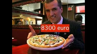La pizza Luigi XIII da 8300 euro! La pi&ugrave; costosa al mondo. Altro che Briatore e quella da 65 euro.