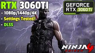 Ninja Gaiden 4 : RTX 3060 Ti - 1080p/1440p/4K - Settings Tested - DLSS #pcgamepasspartner