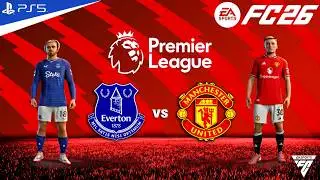 FC 26 - Everton vs Manchester united - Premier League 25/26 Match - Authentic Gameplay | PS5&trade; 4K