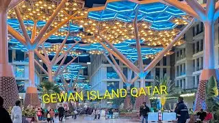 Vacation trip to Qatar. #qatar  #doha , Gewan Island Crystal Walk. #family 