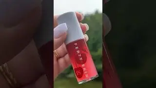 Fenty Beauty 👄 oil in 🍒 treat #fentybeauty #fentybeautyreview #shortvideo #youtubeshorts