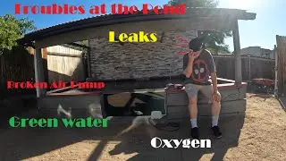 Koi Pond failure, Leaks, Green Water, Oxygen Levels?  Broken Pump Do I give up?