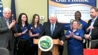 Governor Pence Signs BMV Overhaul Bill