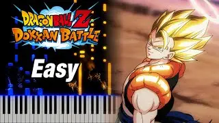 (EASY) LR AGL Super Gogeta Active Skill OST - DBZ Dokkan Battle - Piano Cover