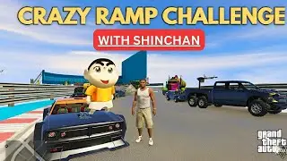 “Shinchan & Franklin Tried The CRAZIEST Ramp in GTA 5!”