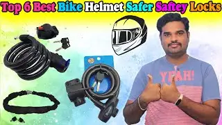 ✅ Top 6 Best Helmet Lock In India 2025 With Price |Stainless Steel Cable Lock Review & Comparison