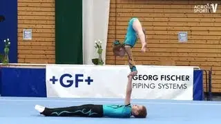 Acro Cup Albershausen 2013 Mixed Pair Balance Youth Germany - Blintsov, Sinkov