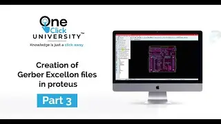 Tutorial 8.3| Circuit Designing & Finishing| Extracting Gerber Files in Proteus| PCB Design & theory