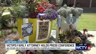Attorneys for South Carolina man killed in FSU shooting speaks on campus, call for transparency