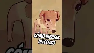 C&oacute;mo DIBUJAR un PERRO en MENOS DE 1 MINUTO #dibujo #arte #drawing #perros #ilustracion #tutorial