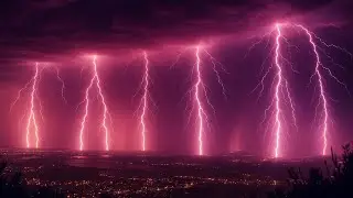 Very Very Heavy Thunderstorm ⚡ EPIC THUNDER & RAIN | Rainstorm Sounds, Lightning For Relaxing, Sleep