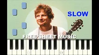 SLOW piano tutorial 