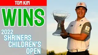 Tom Kim 2022 Shriners Children's Open PGA Tour Winner ⛳ Sunday Final Round Interview