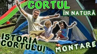 Cortul in NATURA. Tutorial, Istorie si Indemanare alături de copii. Final cu afine