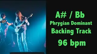 A# / Bb Phrygian Dominant Modal Backing Track. Harmonic Minor mode. Used by Yngwie Malmsteen