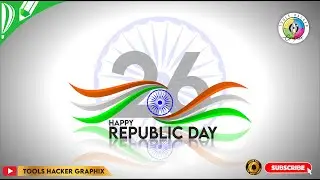 Happy Republic Day in Corel Draw | Tools Hacker Graphix