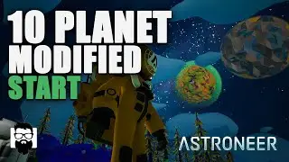 Astroneer - 10 Planets Modified Solar System Start - Part 01 | OneLastMidnight