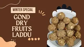 Gond and dryfruits laddu | winter special laddu recipe | laddu recipe | healthy and tasty |