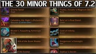 The 30 Minor Features of Patch 7.2 - WoW Legion