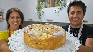 Torta di pesche cremosa senza burro - Ricetta