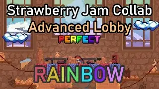 Strawberry Jam Collab Advanced Lobby All Maps Full Clear Silver + Golden + Rainbow Berry
