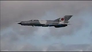 MiG-21 Lancer Cold War jet fighter.